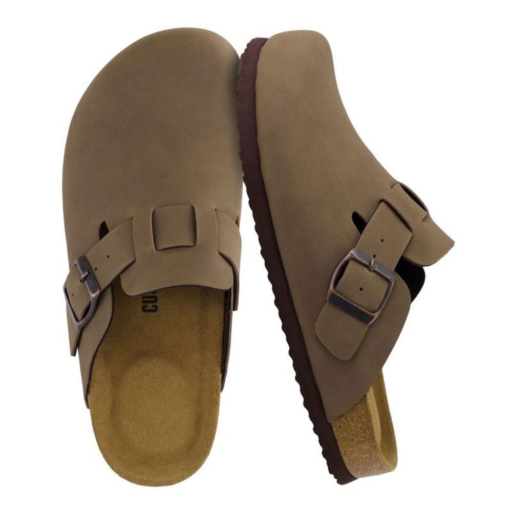 CUSHIONAIRE -  Hana Womens Clogs | Comfortable Vegan  Brown
